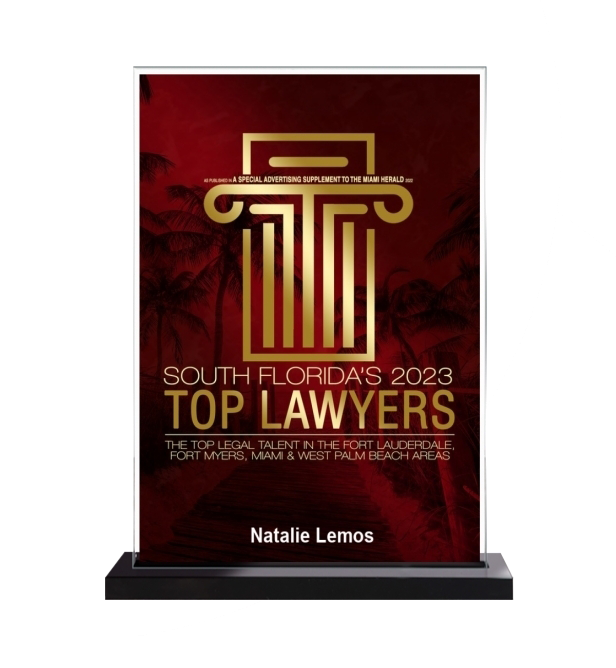 Natalie Top Lawyers award logo 